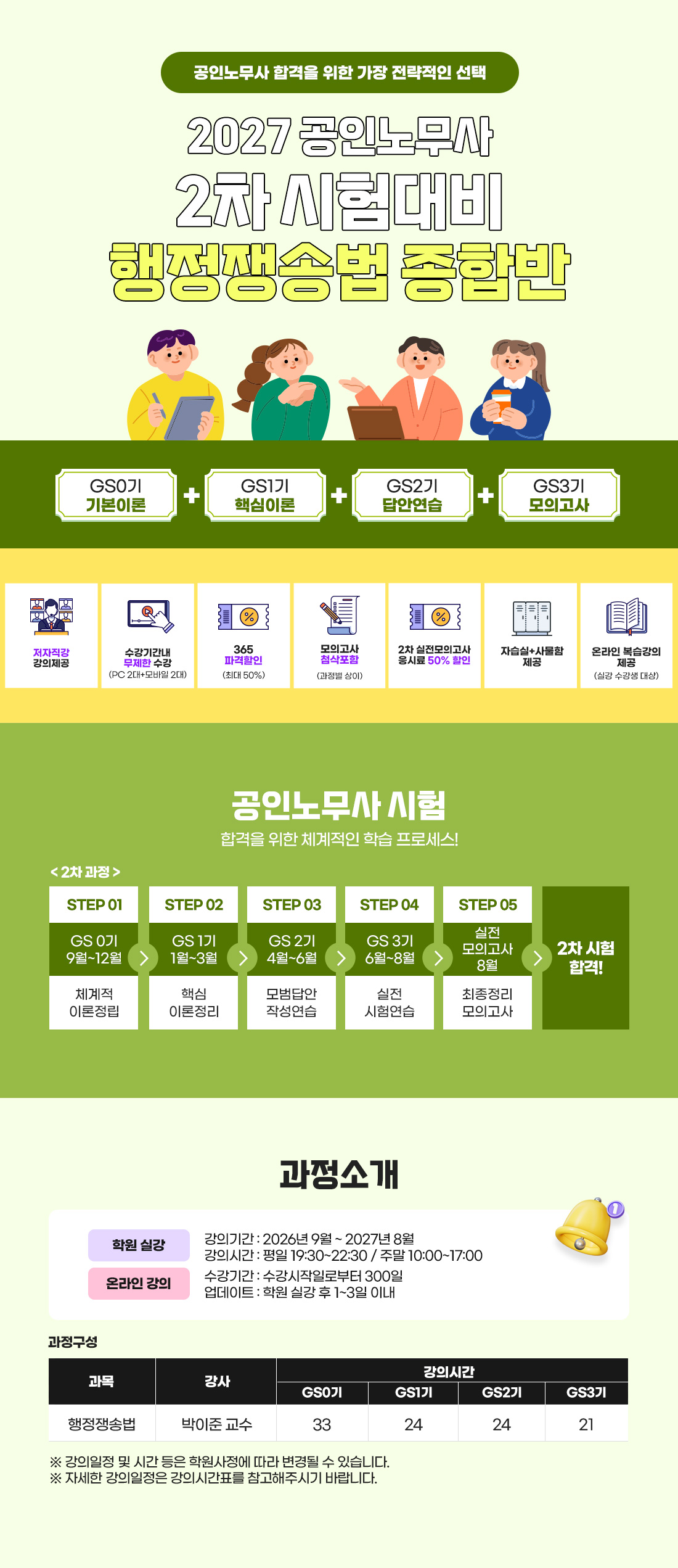 2027 공인노무사 2차 행정쟁송법 종합반